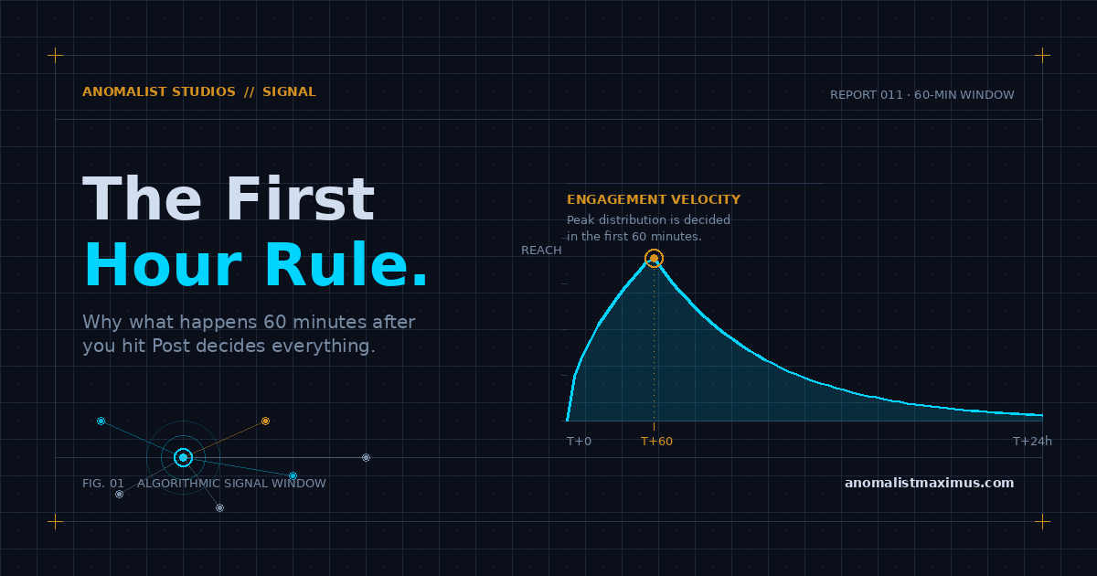 The First Hour Rule: Why What Happens Right After You Hit Post Decides Everything