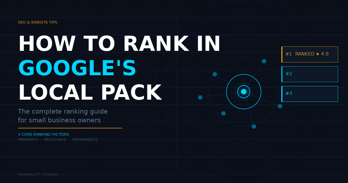 How to Rank in Google's Local Pack