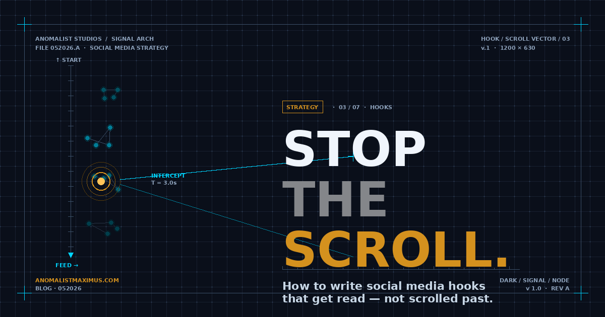 How to Write Social Media Hooks That Stop the Scroll